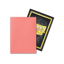 DRAGON SHIELD - 100 STANDARD SIZE MATTE DUAL SLEEVES - PEACH PIIP