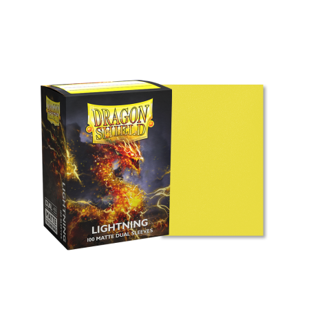 DRAGON SHIELD - 100 BUSTINE STANDARD - DUAL MATTE LIGHTNING AILIA