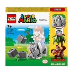 LEGO Super Mario 71420 Ensemble d'Extension Rambi le Rhinocéros