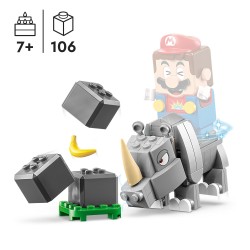LEGO 71420 Super Mario Set de Expansión  Rambi, el Rinoceronte de Juguete