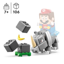 LEGO Super Mario 71420 Ensemble d'Extension Rambi le Rhinocéros