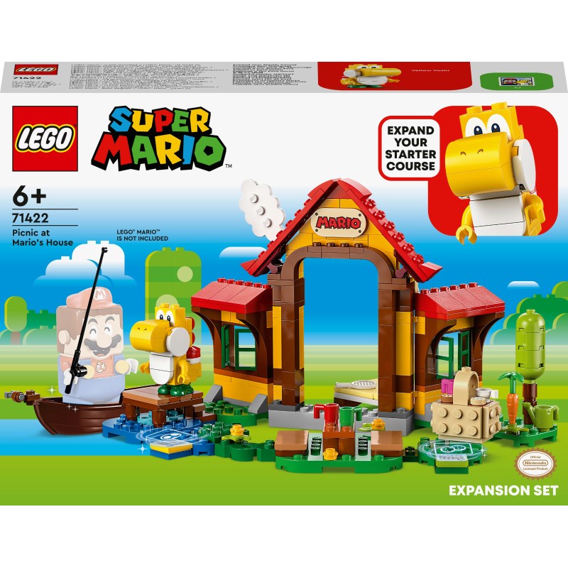 LEGO 71422 Super Mario Set de Expansión Picnic en Casa de Mario con Figura