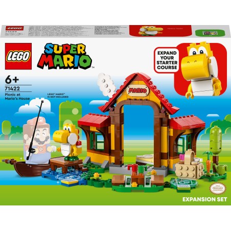 LEGO 71422 Super Mario Uitbreidingsset  Picknick bij Mario's huis Set met Yoshi