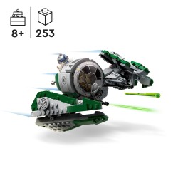 LEGO 75360 Star Wars Caza Estelar Jedi de Yoda de La Guerra de los Clones