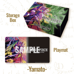 BANDAI GAMES - ONE PIECE CARD GAME - PLAYMAT & STORAGE BOX SET - YAMATO - ENG