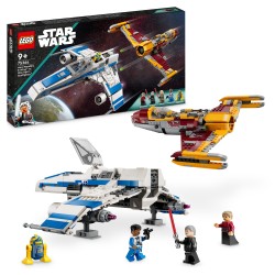 LEGO New Republic E-Wing vs. Shin Hatis Starfighter