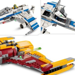LEGO 75364 Star Wars Ala-E de la Nueva República vs Caza Estelar de Shin Hati
