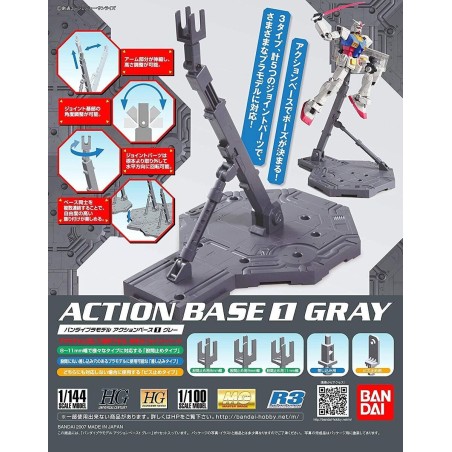 Bandai Model Kit Action Base 1 Grey