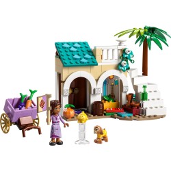 LEGO 43223 Disney Wish Asha en la Ciudad de las Rosas y Figura de Estrella