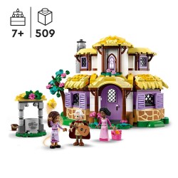 LEGO 43231 Disney Wish Cabaña de Asha, con Mini Muñecas de Asha y Sakina