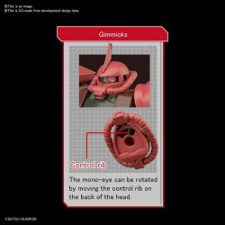 Bandai - Model Kit Gunpla Hg - Zaku Ii Ms-06s 1/144