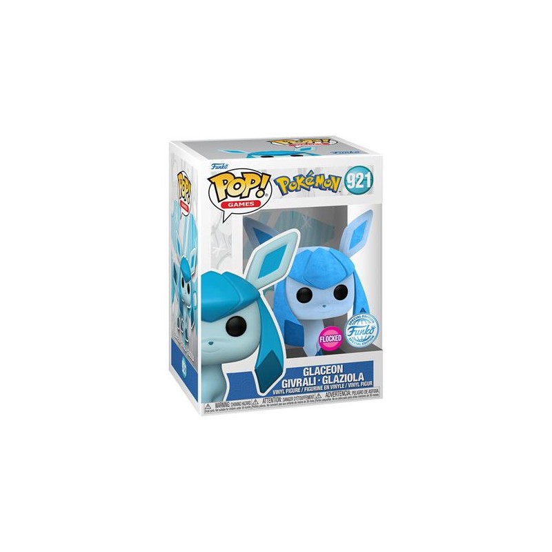 Pop! Games: Pokemon - Glaceon Flocked (Special Edition)