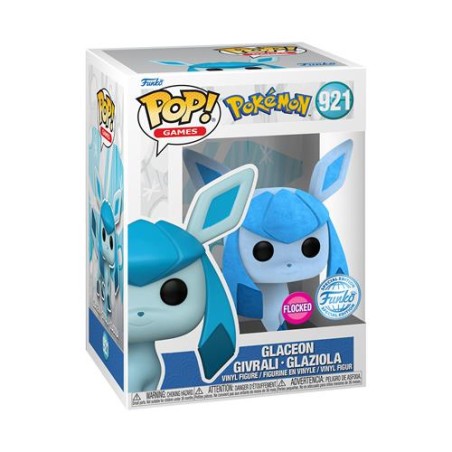 Pop! Games: Pokemon - Glaceon Flocked (Special Edition)