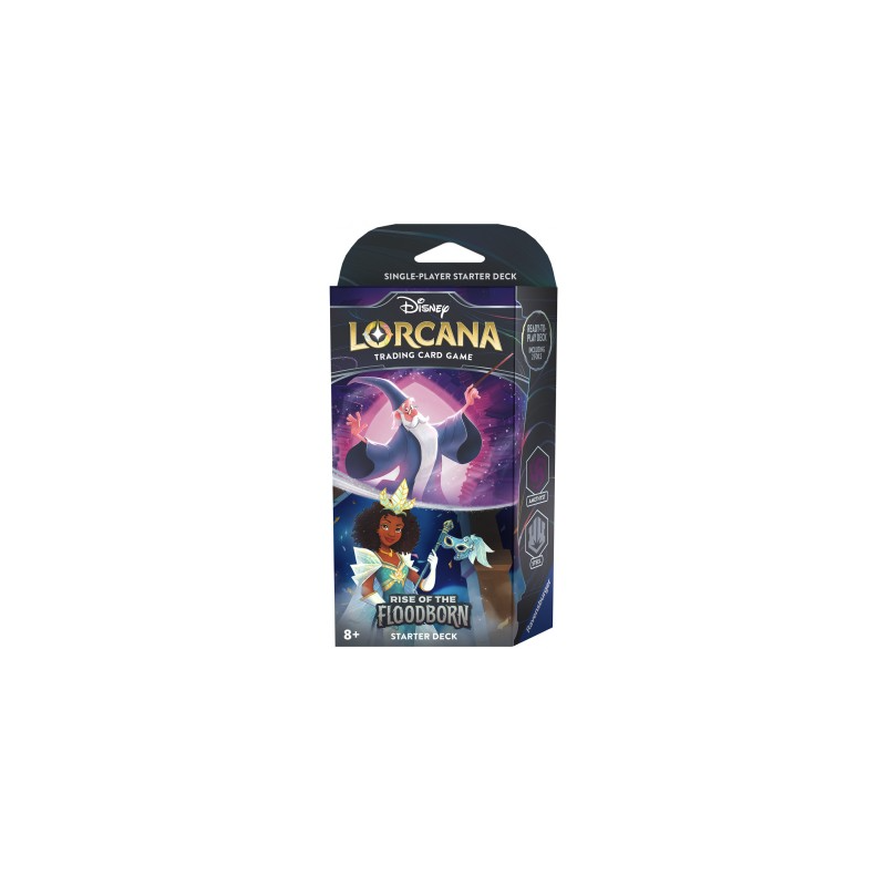 RAVENSBURGER TCG - LORCANA - STARTER DECK: MERLIN E TIANA - AMETHYST/STEEL - ENG