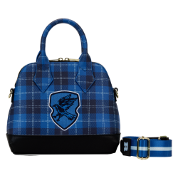 Loungefly - Harry Potter - Borsa a Tracolla Ravenclaw Patch Varsity Plaid - HPTB0217