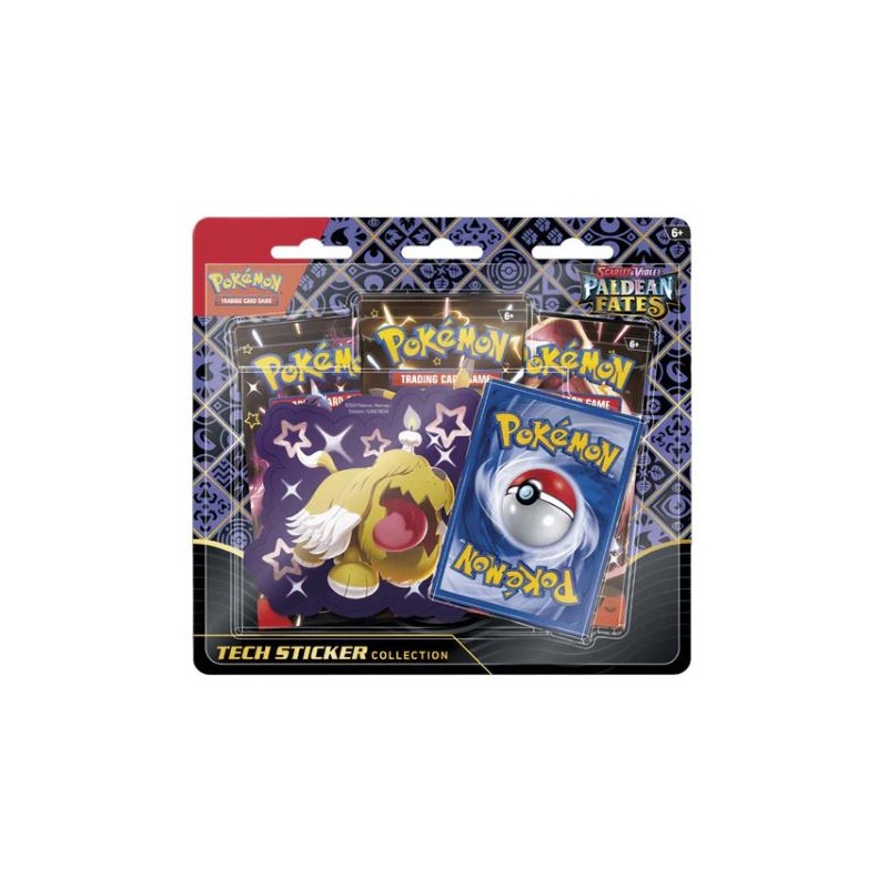 Pokemon - Collezione Blister 3 Bustine Con Adesivo - Destino Di Paldea - Greavard