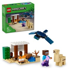 LEGO 21251 Minecraft La Expedición de Steve al Desierto Juguete con Figuras