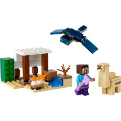 LEGO 21251 Minecraft La Expedición de Steve al Desierto Juguete con Figuras