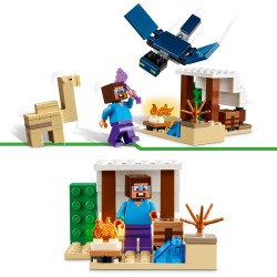 LEGO Minecraft 21251 L’Expédition de Steve dans le Désert