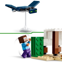 LEGO 21251 Minecraft Steve's woestijnexpeditie Speelgoed Set