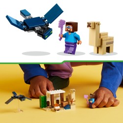 LEGO 21251 Minecraft La Expedición de Steve al Desierto Juguete con Figuras