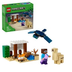 LEGO 21251 Minecraft Steve's woestijnexpeditie Speelgoed Set