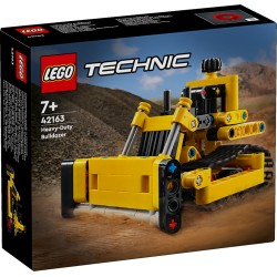 LEGO 42163 Technic Buldócer Pesado, Excavadora de Juguete para Niños