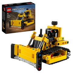 LEGO 42163 Technic Buldócer Pesado, Excavadora de Juguete para Niños
