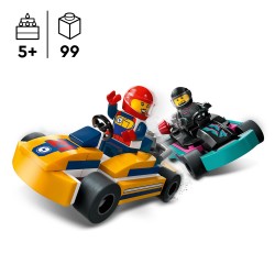 LEGO 60400 City Les Karts et les Pilotes de Course