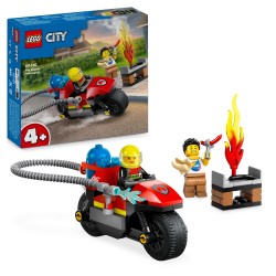 LEGO 60410 City Moto de Rescate de Bomberos, Vehículo de Juguete