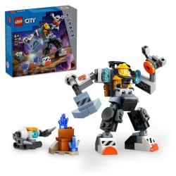 LEGO 60428 City Meca de Construcción Espacial con Robot de Juguete