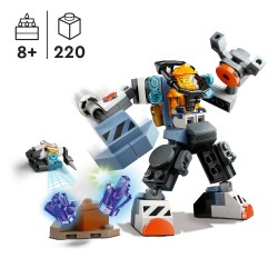 LEGO 60428 City Meca de Construcción Espacial con Robot de Juguete