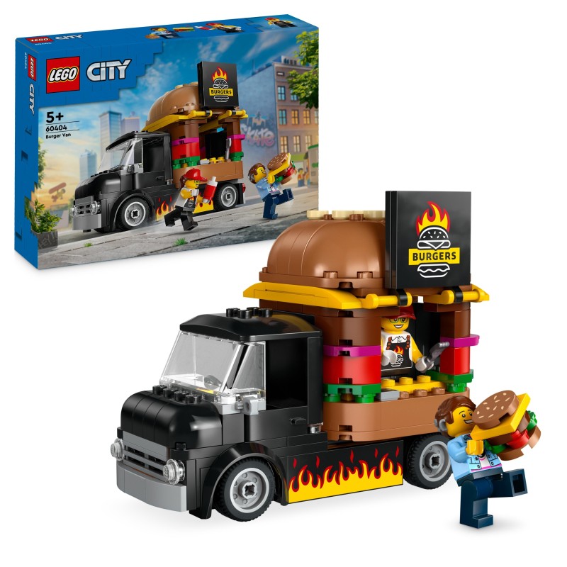 LEGO 60404 City Hamburgertruck Speelgoed Vrachtwagen Keukenset