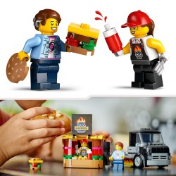 LEGO 60404 City Hamburgertruck Speelgoed Vrachtwagen Keukenset