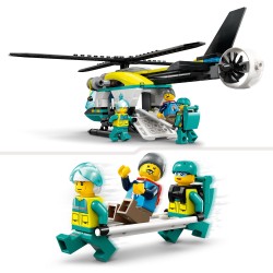 LEGO City Emergency Rescue Helicopter Toy Set 60405