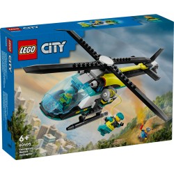LEGO City Emergency Rescue Helicopter Toy Set 60405