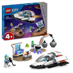 LEGO 60429 City Nave Espacial y Descubrimiento del Asteroide, Figura Alien