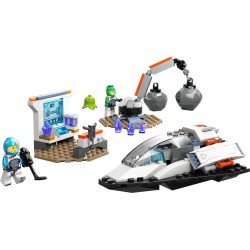 LEGO 60429 City Nave Espacial y Descubrimiento del Asteroide, Figura Alien