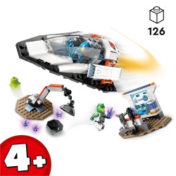 LEGO 60429 City Nave Espacial y Descubrimiento del Asteroide, Figura Alien