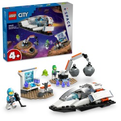 LEGO 60429 City Nave Espacial y Descubrimiento del Asteroide, Figura Alien