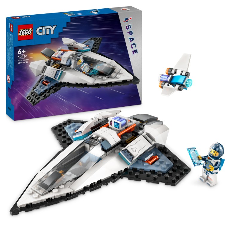 LEGO 60430 City Interstellair ruimteschip Astronaut Speelgoed Set