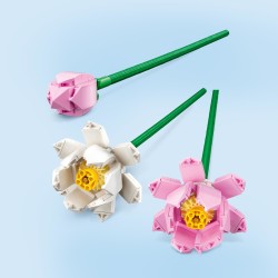 LEGO 40647 Creator Flores de Loto 3 Maquetas de Flor Artificial