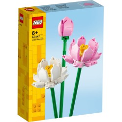 LEGO 40647 Creator Flores de Loto 3 Maquetas de Flor Artificial