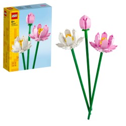 LEGO 40647 Creator Flores de Loto 3 Maquetas de Flor Artificial