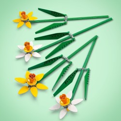 LEGO 40747 Creator Narcisos Flores Artificiales como Decoración del Hogar