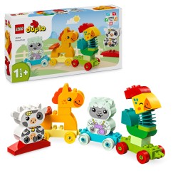 LEGO 10412 Mi Primer DUPLO Tren de los Animales de Juguete con Ruedas