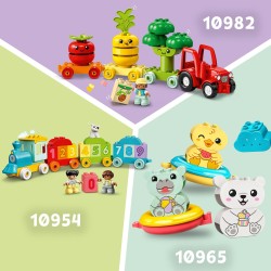 LEGO 10412 Mi Primer DUPLO Tren de los Animales de Juguete con Ruedas