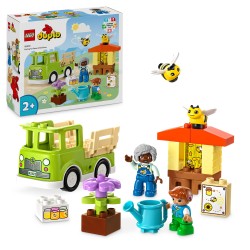 LEGO 10419 Mi Ciudad DUPLO Cuidado de Abejas y Colmenas, Juguete Infantil