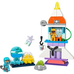 LEGO 10422 DUPLO L'Aventure en Navette Spatiale 3-en-1