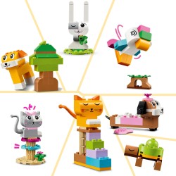 LEGO 11034 Classic Mascotas Creativas, Perro, Gato, Hamster de Juguete